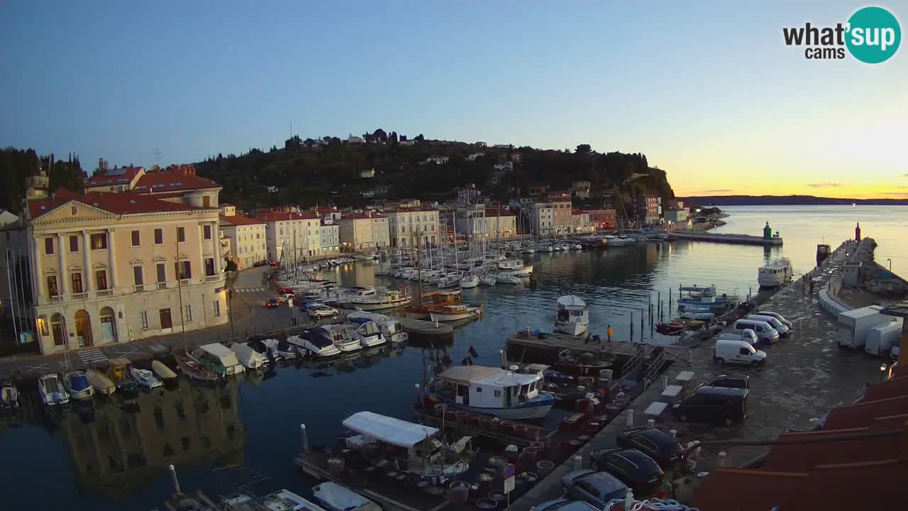 Live-Webcam aus Piran “Mandrač” – Erstaunliche Live-Ansicht von Villa Piranesi