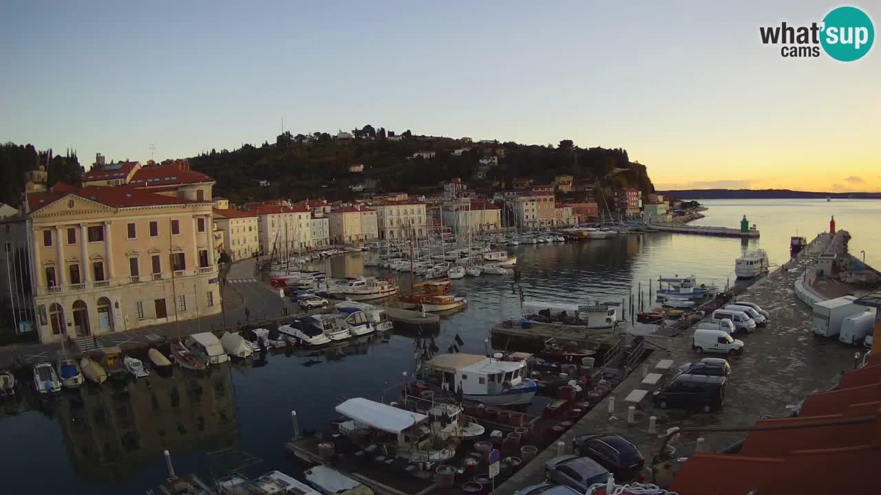 Cámara web en vivo desde Piran “Mandrač” – Increíble vista en vivo desde Villa Piranesi