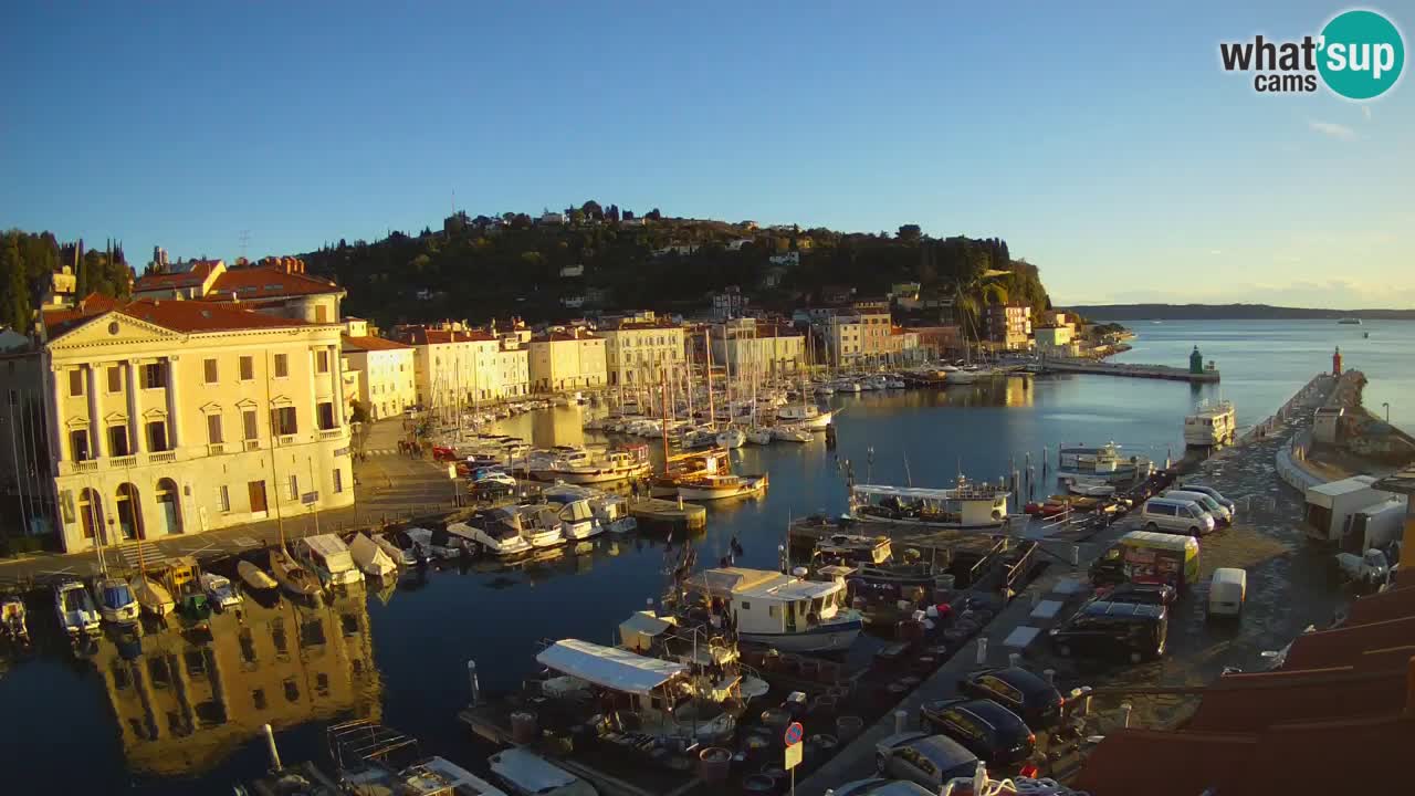 Cámara web en vivo desde Piran “Mandrač” – Increíble vista en vivo desde Villa Piranesi