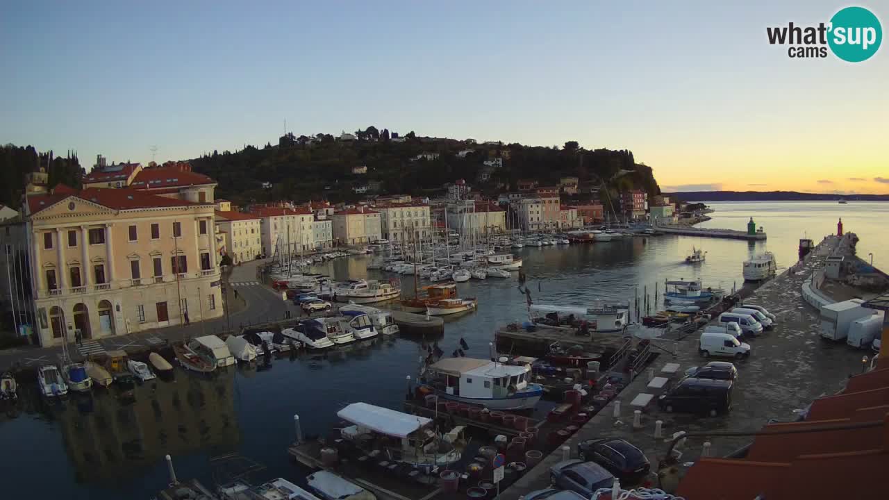 Cámara web en vivo desde Piran “Mandrač” – Increíble vista en vivo desde Villa Piranesi