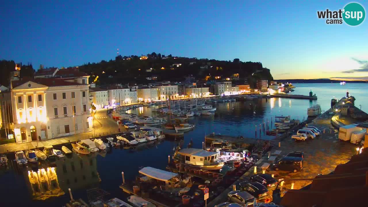 Cámara web en vivo desde Piran “Mandrač” – Increíble vista en vivo desde Villa Piranesi