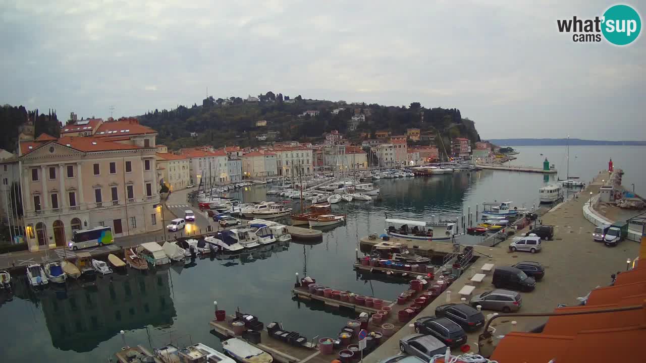 Cámara web en vivo desde Piran “Mandrač” – Increíble vista en vivo desde Villa Piranesi