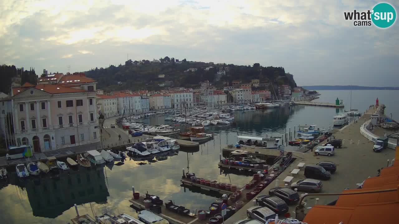 Cámara web en vivo desde Piran “Mandrač” – Increíble vista en vivo desde Villa Piranesi