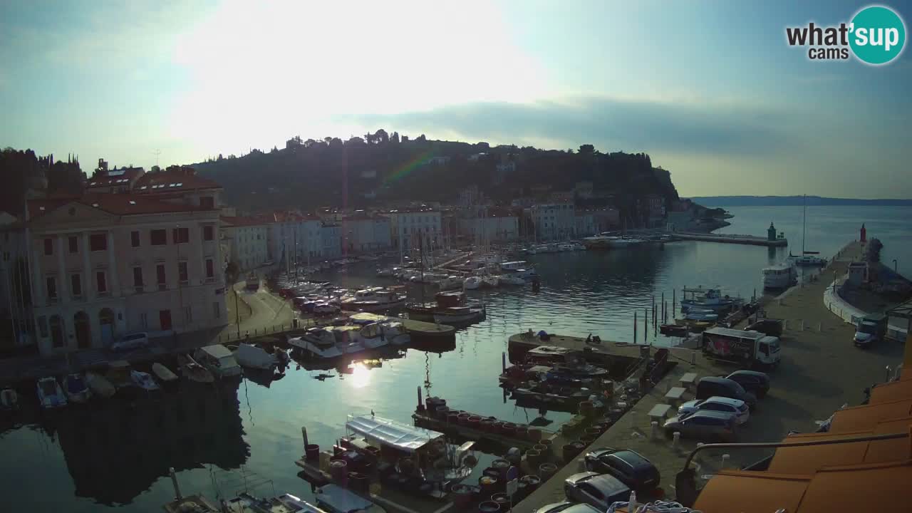 Cámara web en vivo desde Piran “Mandrač” – Increíble vista en vivo desde Villa Piranesi