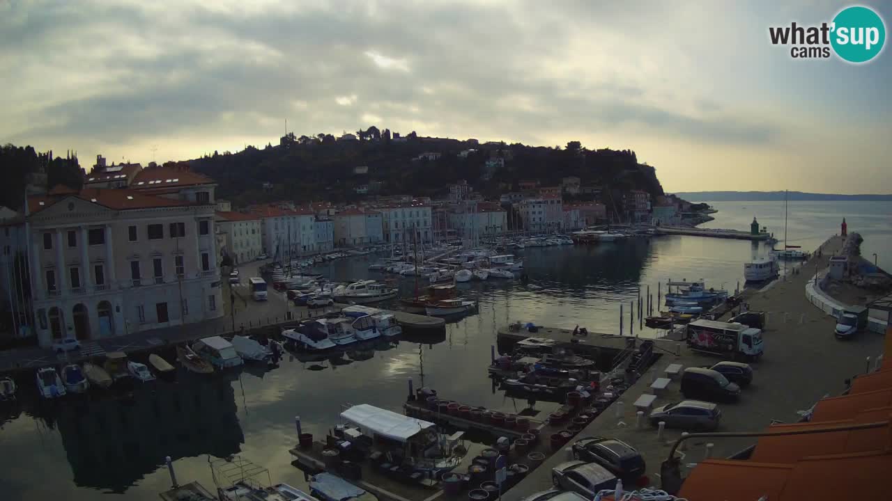 Cámara web en vivo desde Piran “Mandrač” – Increíble vista en vivo desde Villa Piranesi