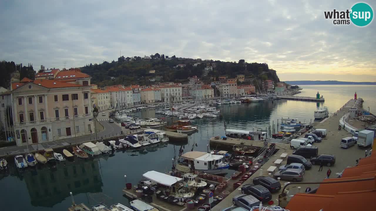 Cámara web en vivo desde Piran “Mandrač” – Increíble vista en vivo desde Villa Piranesi