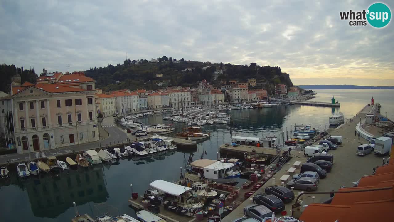 Cámara web en vivo desde Piran “Mandrač” – Increíble vista en vivo desde Villa Piranesi