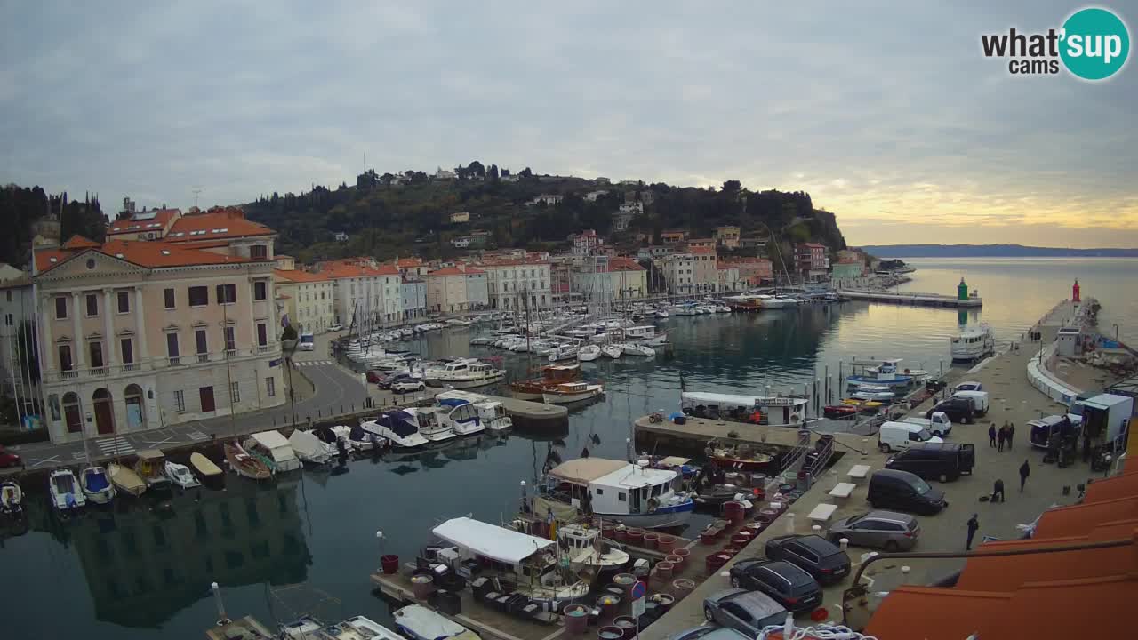 Cámara web en vivo desde Piran “Mandrač” – Increíble vista en vivo desde Villa Piranesi