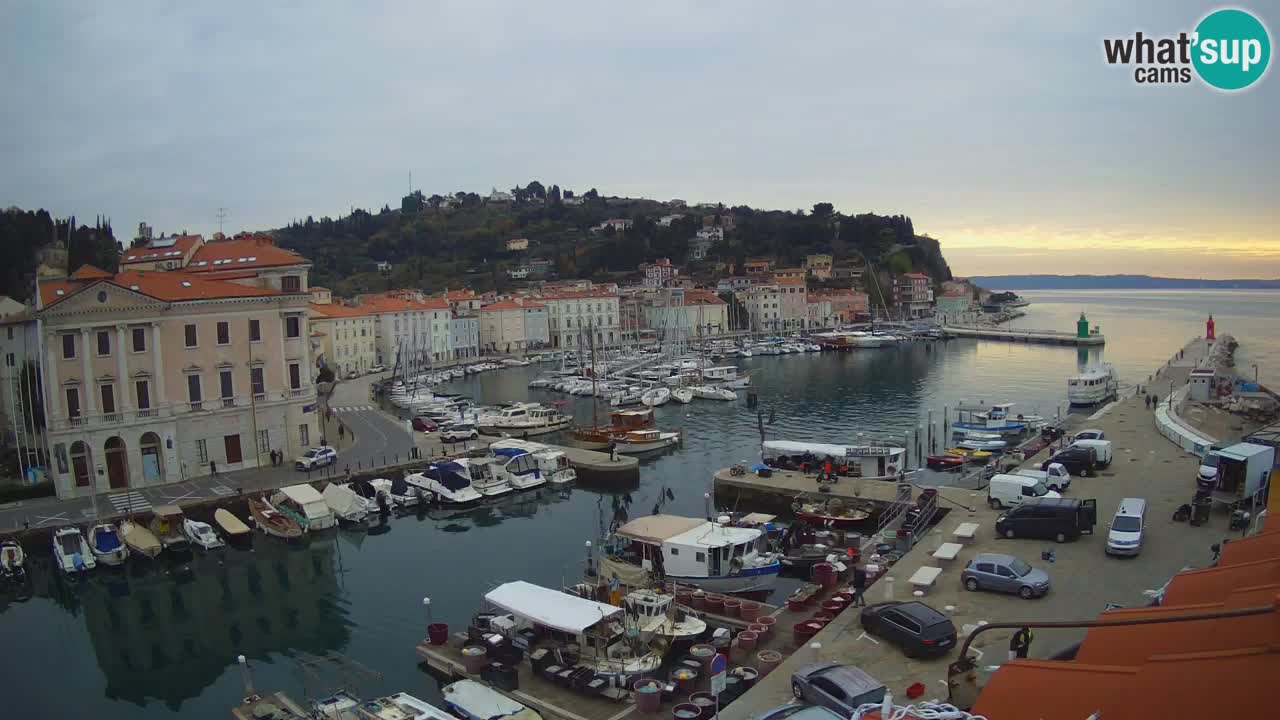 Cámara web en vivo desde Piran “Mandrač” – Increíble vista en vivo desde Villa Piranesi