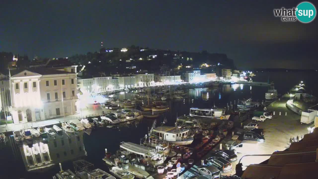 Live webcam da Pirano “Mandrač” – Splendida vista live da Villa Piranesi