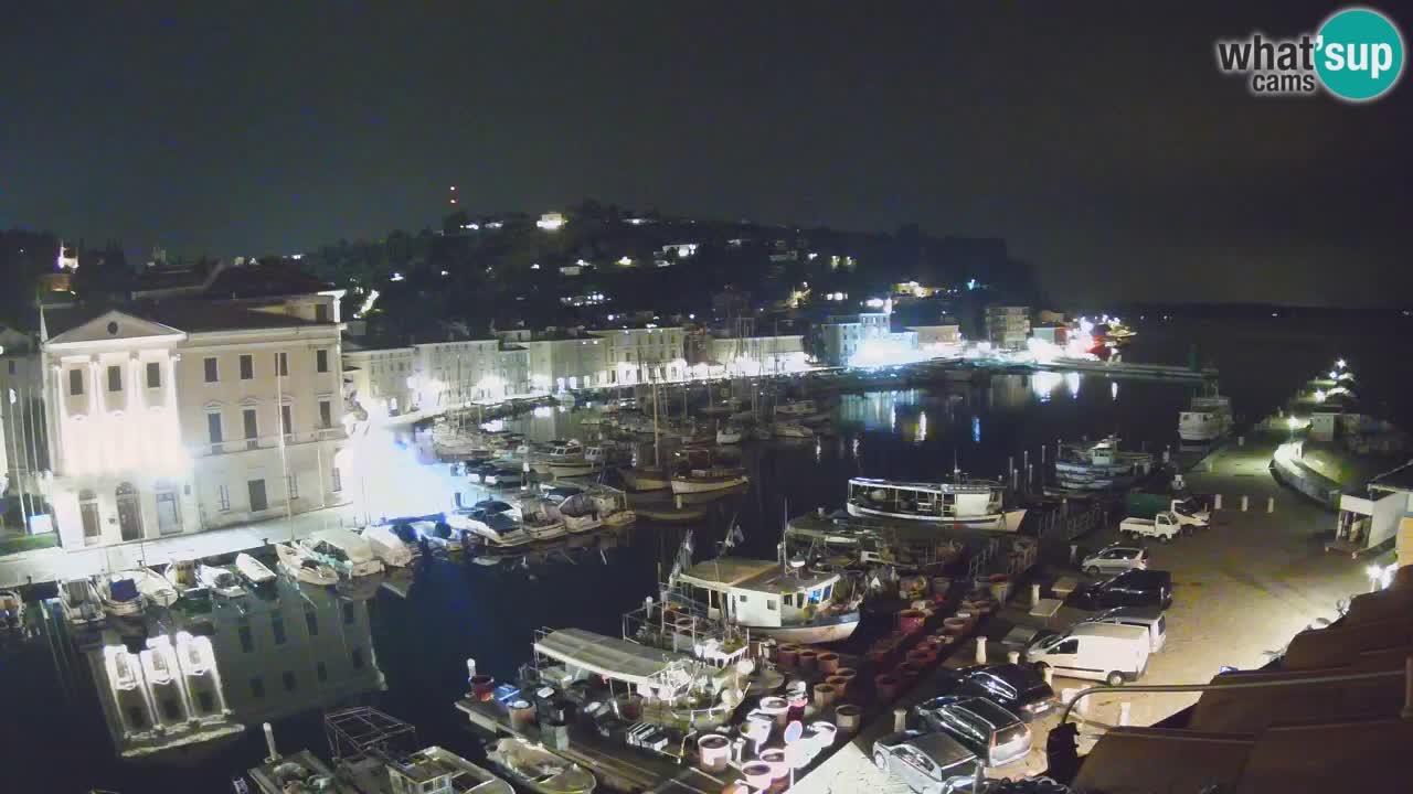 Live webcam da Pirano “Mandrač” – Splendida vista live da Villa Piranesi