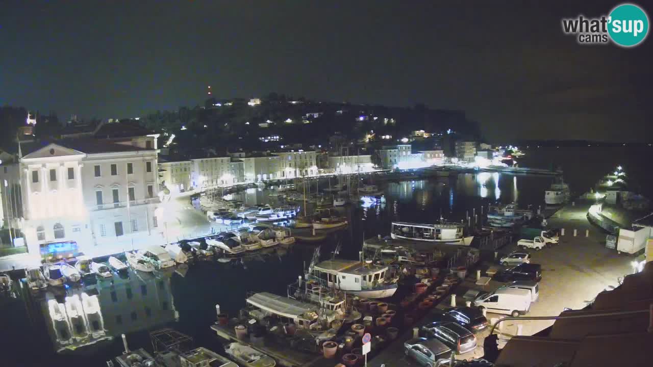 Live-Webcam aus Piran “Mandrač” – Erstaunliche Live-Ansicht von Villa Piranesi