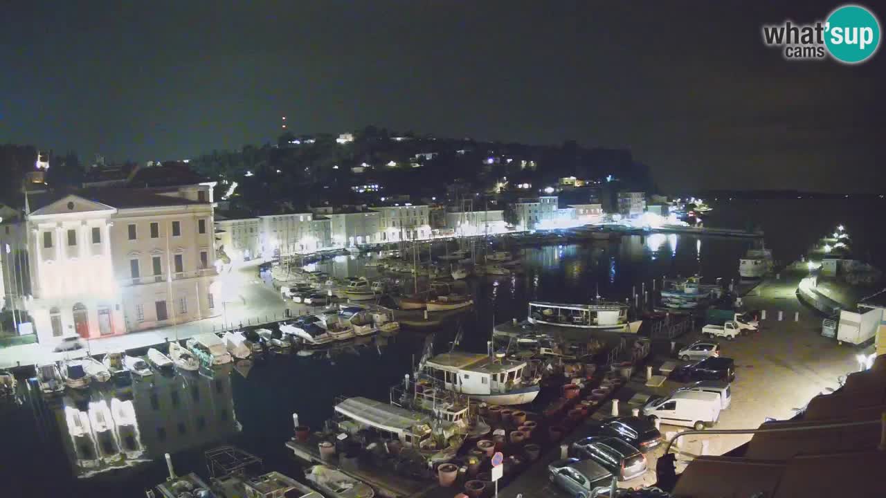 Live-Webcam aus Piran “Mandrač” – Erstaunliche Live-Ansicht von Villa Piranesi