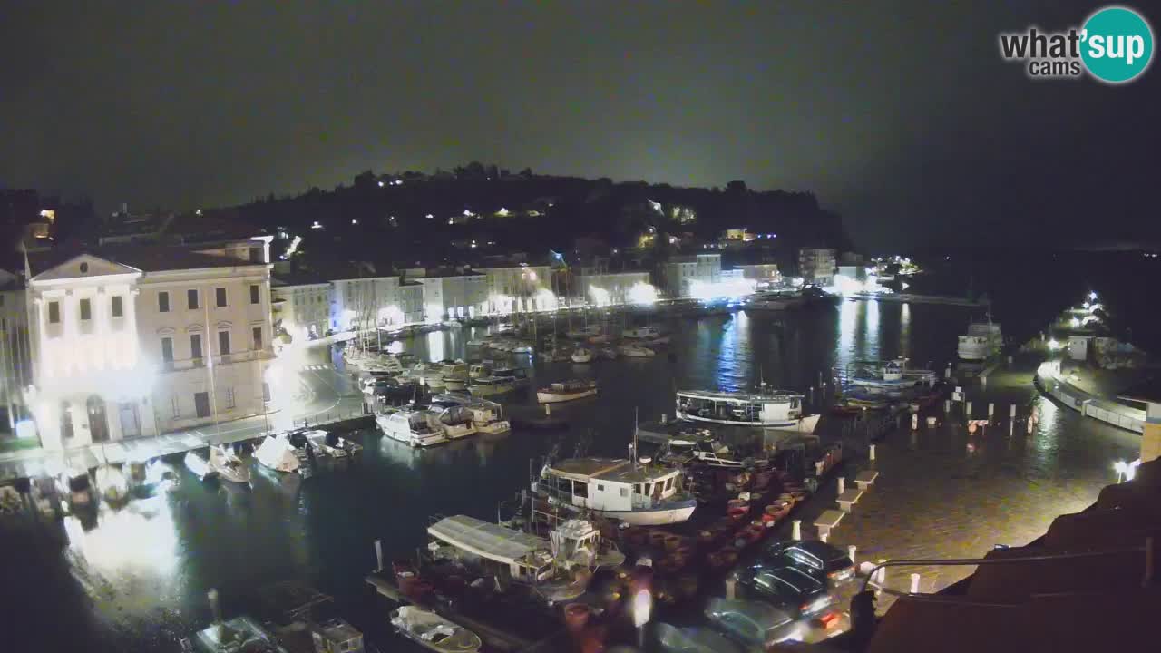 Live webcam da Pirano “Mandrač” – Splendida vista live da Villa Piranesi