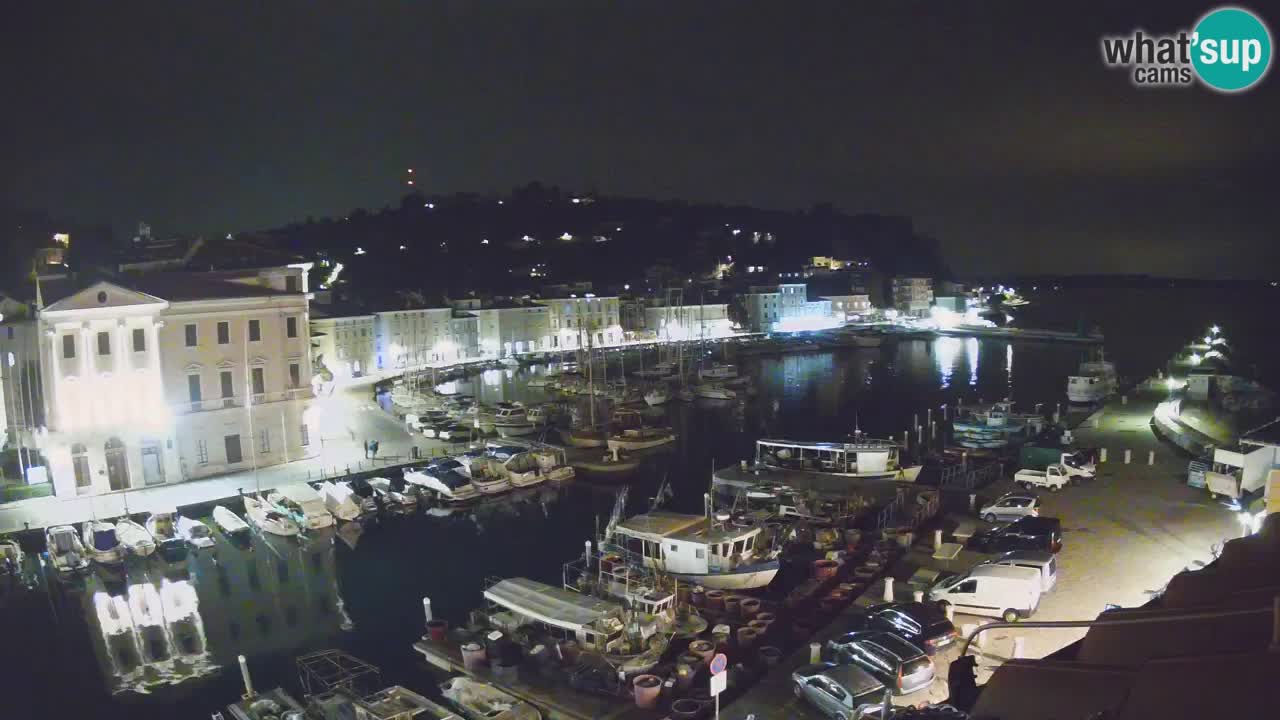 Live-Webcam aus Piran “Mandrač” – Erstaunliche Live-Ansicht von Villa Piranesi