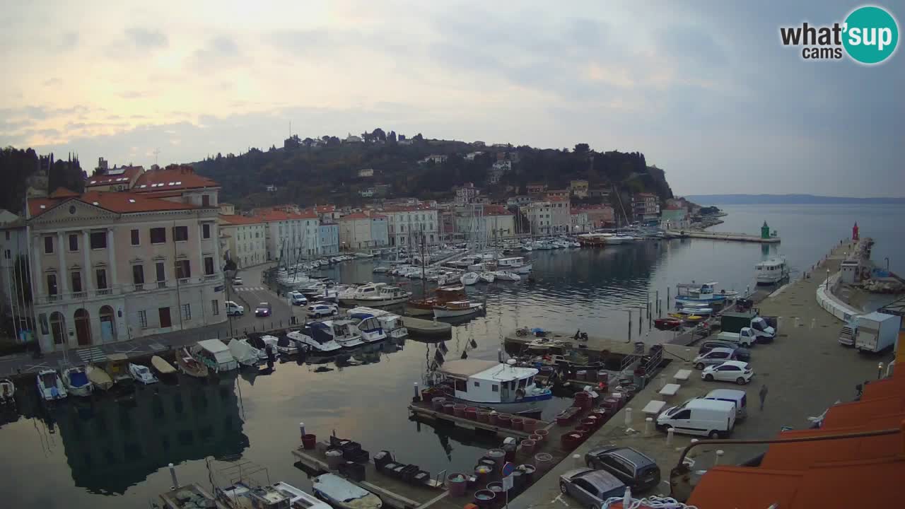 Cámara web en vivo desde Piran “Mandrač” – Increíble vista en vivo desde Villa Piranesi