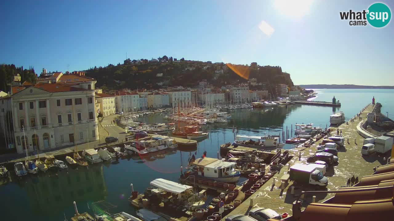 Cámara web en vivo desde Piran “Mandrač” – Increíble vista en vivo desde Villa Piranesi