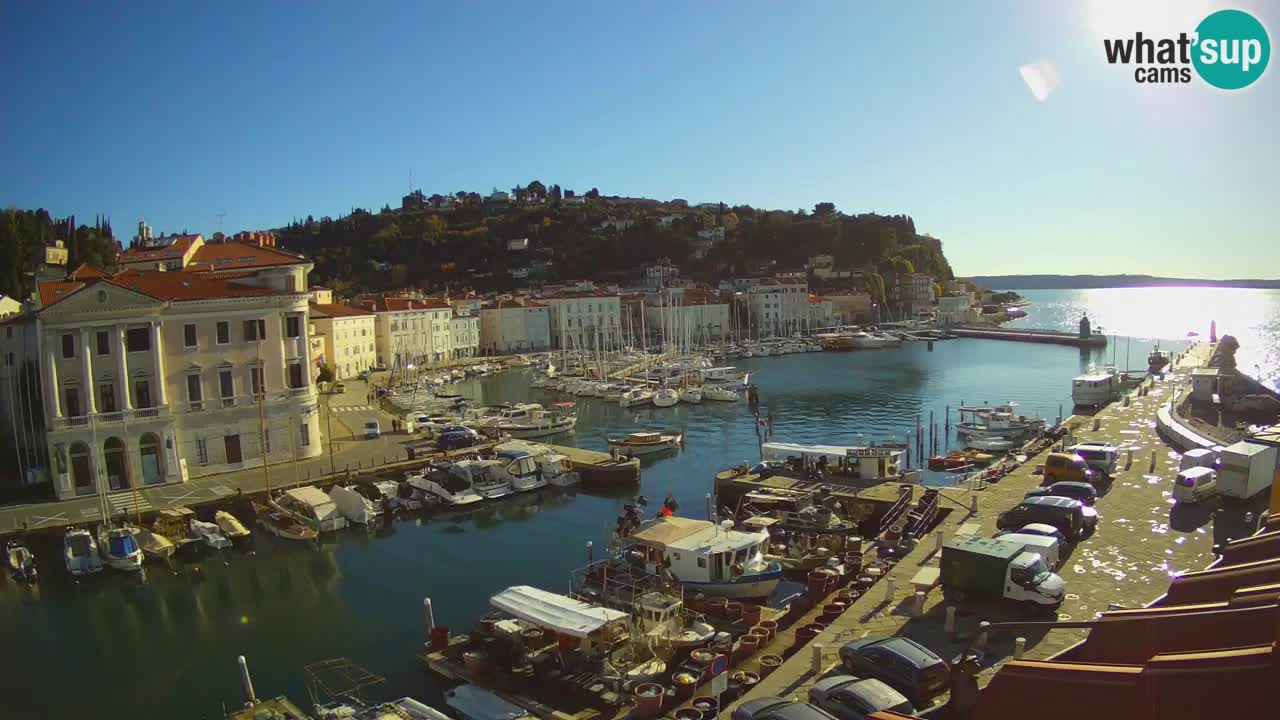 Cámara web en vivo desde Piran “Mandrač” – Increíble vista en vivo desde Villa Piranesi