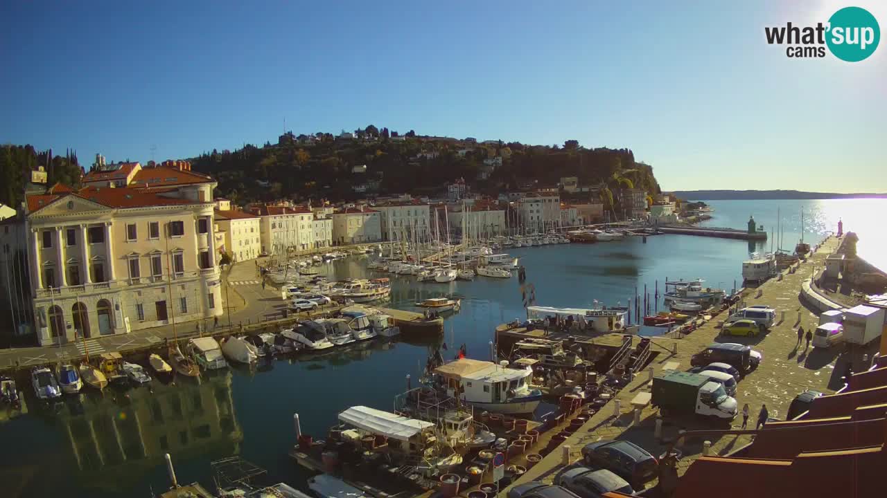 Cámara web en vivo desde Piran “Mandrač” – Increíble vista en vivo desde Villa Piranesi