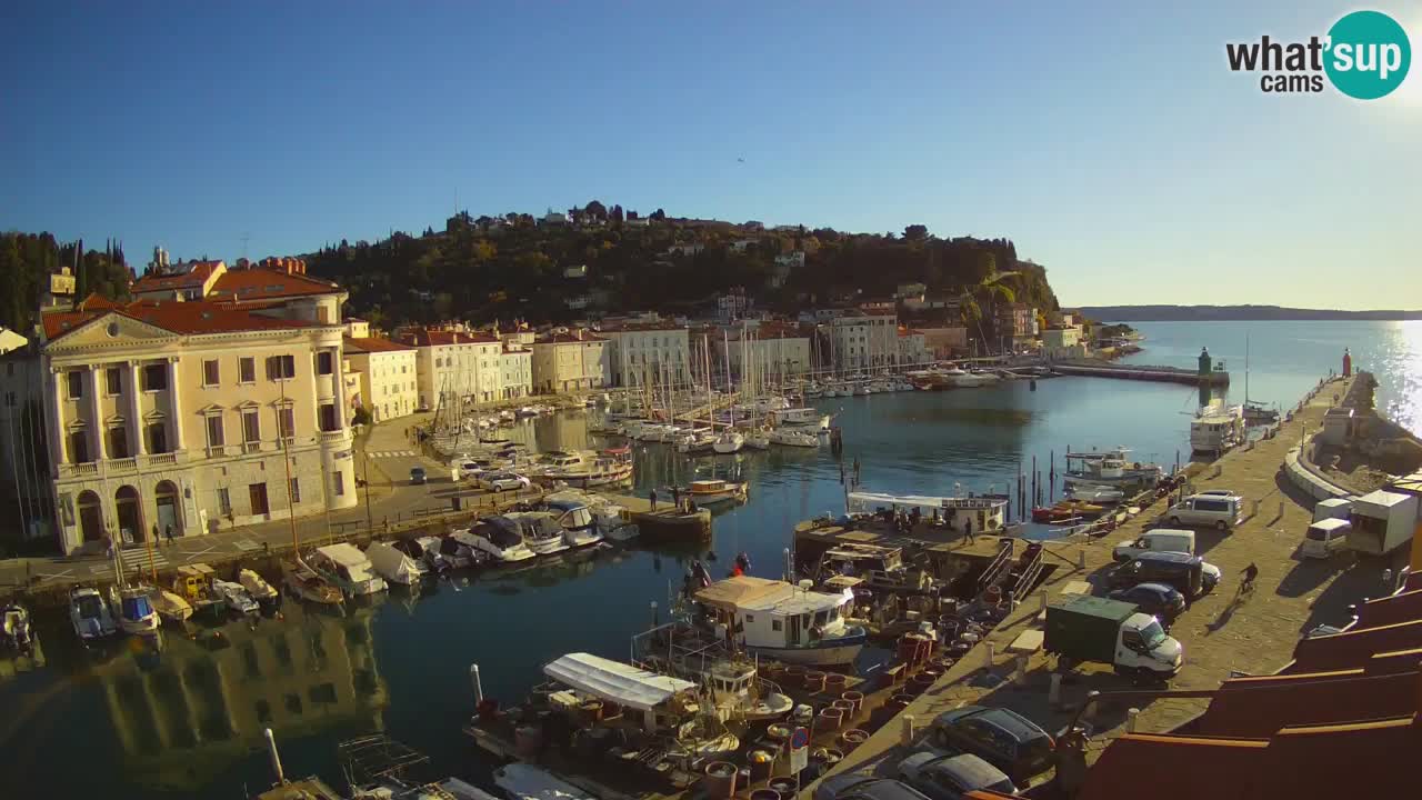 Cámara web en vivo desde Piran “Mandrač” – Increíble vista en vivo desde Villa Piranesi