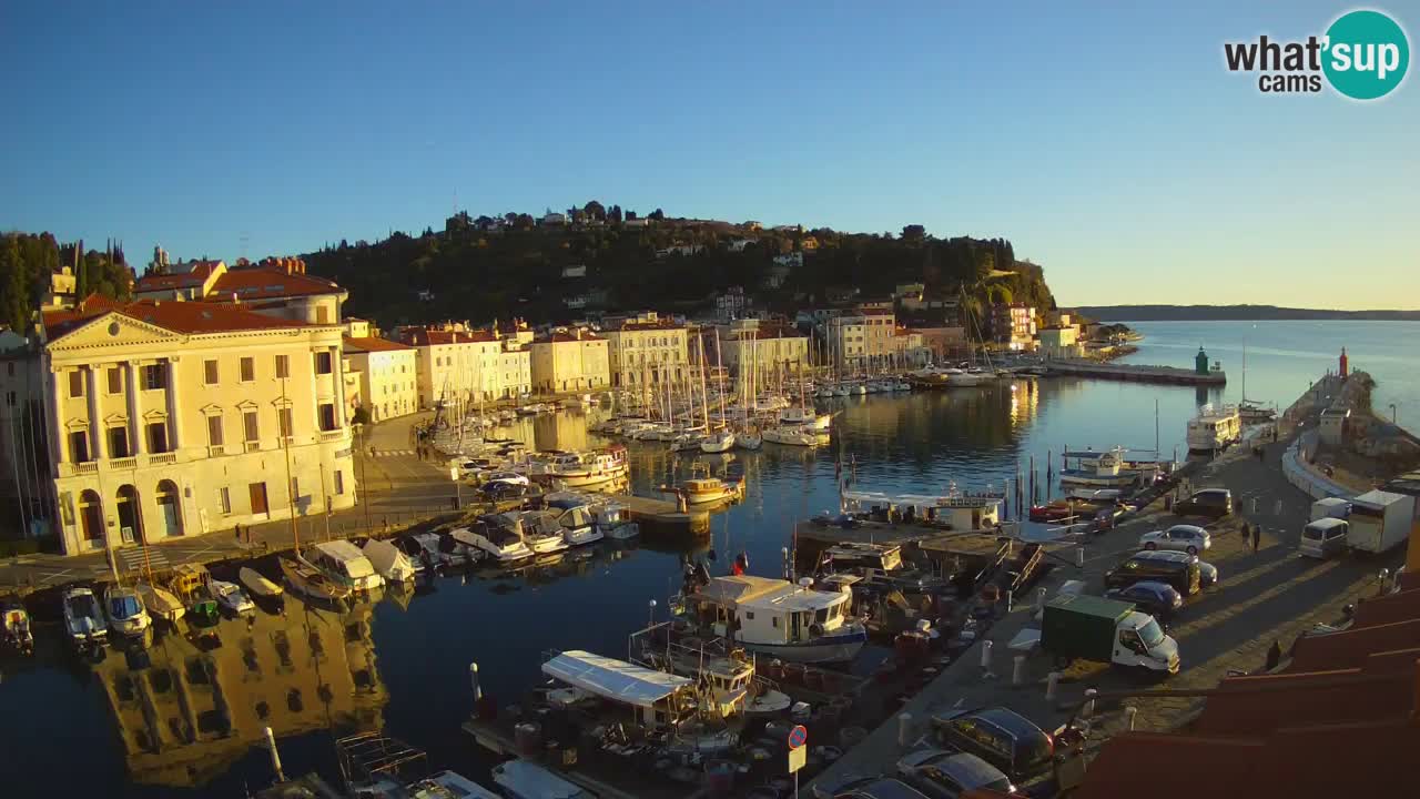 Cámara web en vivo desde Piran “Mandrač” – Increíble vista en vivo desde Villa Piranesi