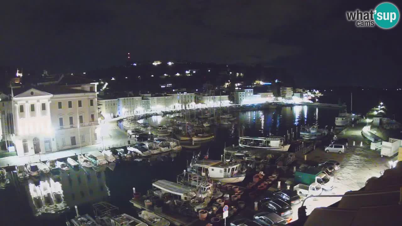 Live-Webcam aus Piran “Mandrač” – Erstaunliche Live-Ansicht von Villa Piranesi