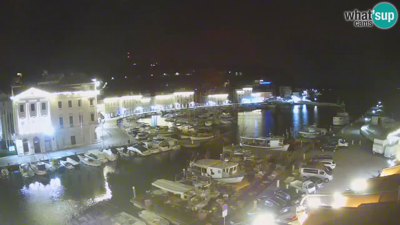 Live webcam da Pirano “Mandrač” – Splendida vista live da Villa Piranesi