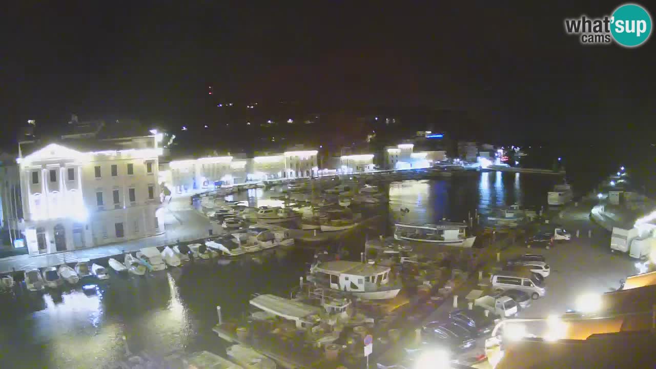 Live webcam da Pirano “Mandrač” – Splendida vista live da Villa Piranesi