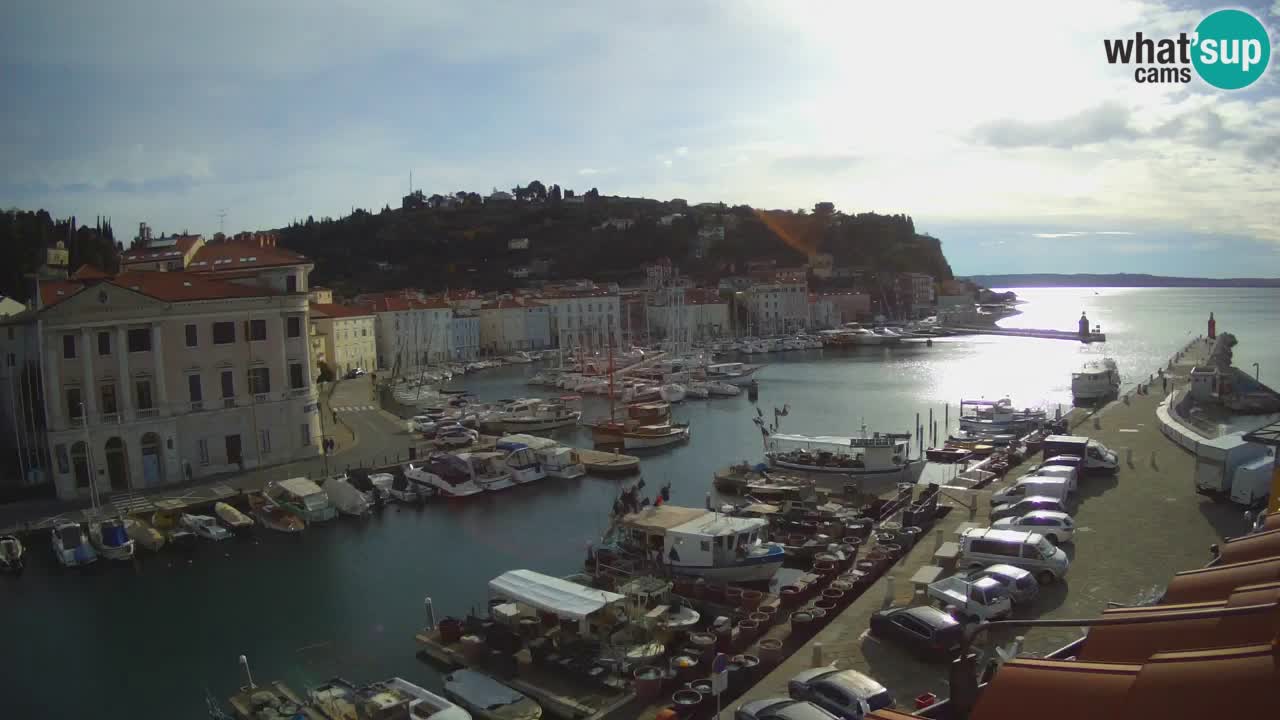 Cámara web en vivo desde Piran “Mandrač” – Increíble vista en vivo desde Villa Piranesi