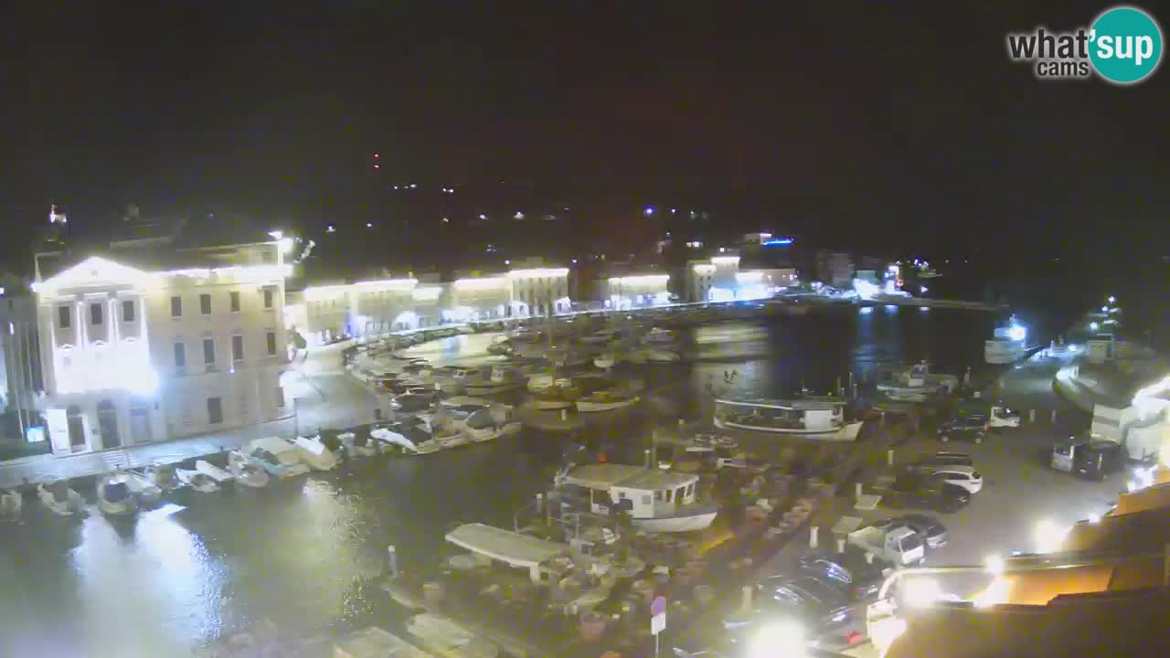 Live webcam da Pirano “Mandrač” – Splendida vista live da Villa Piranesi