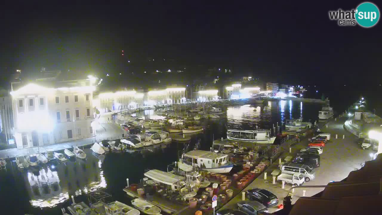 Live webcam da Pirano “Mandrač” – Splendida vista live da Villa Piranesi