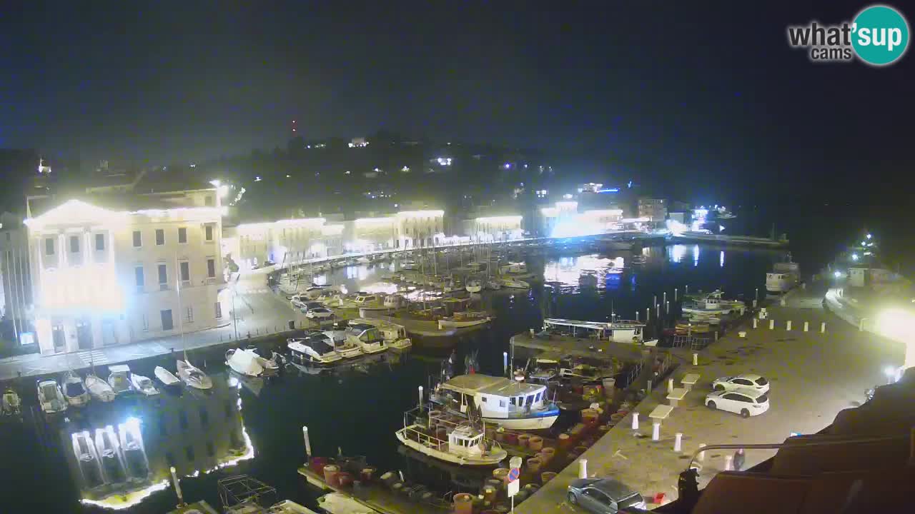 Live webcam da Pirano “Mandrač” – Splendida vista live da Villa Piranesi