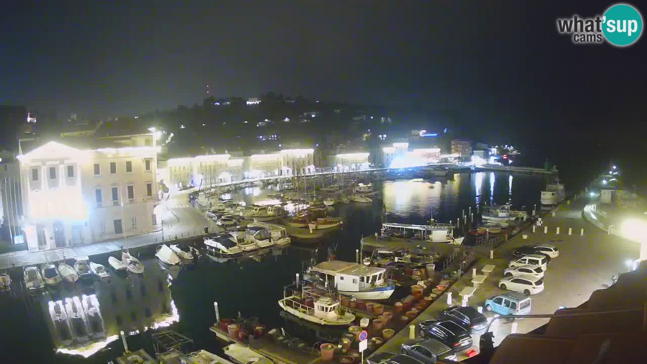 Live webcam da Pirano “Mandrač” – Splendida vista live da Villa Piranesi