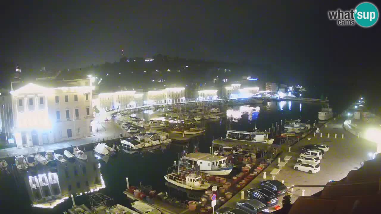 Live webcam da Pirano “Mandrač” – Splendida vista live da Villa Piranesi