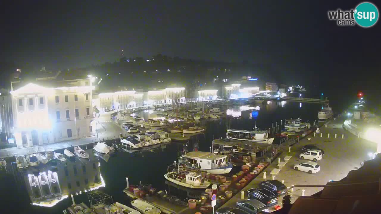 Live webcam da Pirano “Mandrač” – Splendida vista live da Villa Piranesi