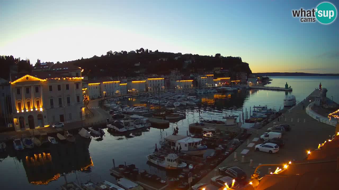 Cámara web en vivo desde Piran “Mandrač” – Increíble vista en vivo desde Villa Piranesi