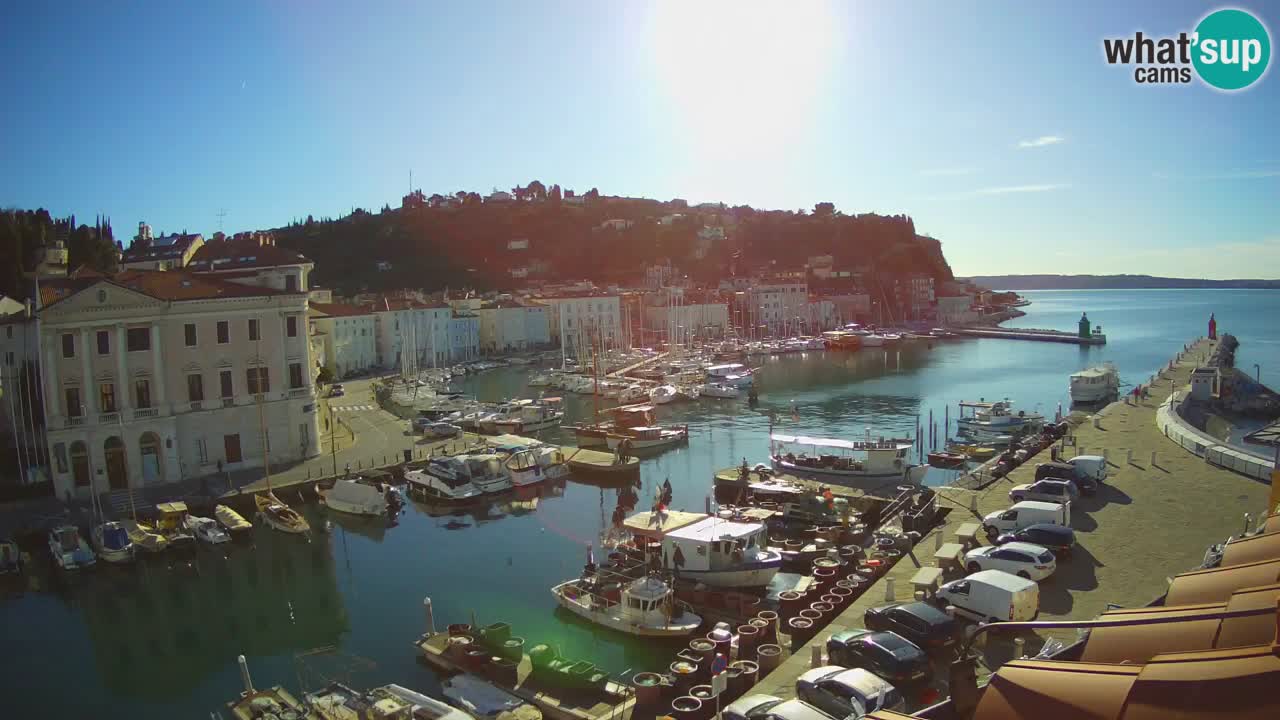 Cámara web en vivo desde Piran “Mandrač” – Increíble vista en vivo desde Villa Piranesi