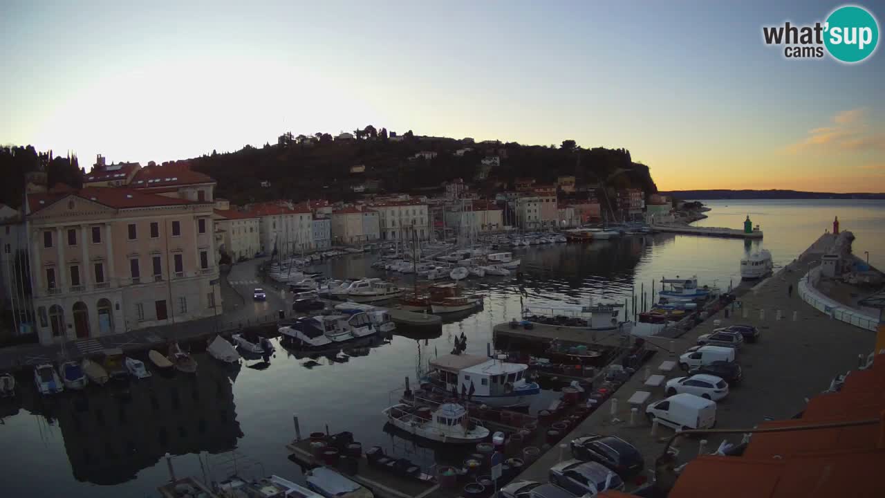 Live-Webcam aus Piran “Mandrač” – Erstaunliche Live-Ansicht von Villa Piranesi