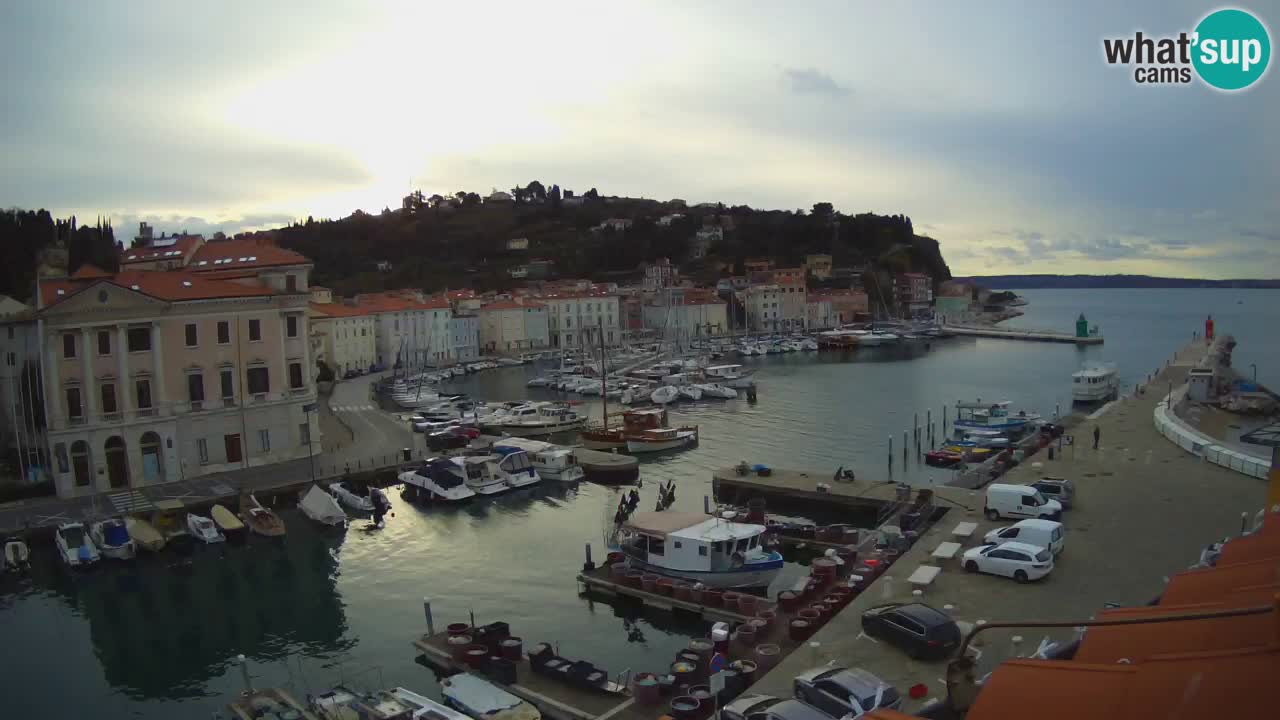 Cámara web en vivo desde Piran “Mandrač” – Increíble vista en vivo desde Villa Piranesi