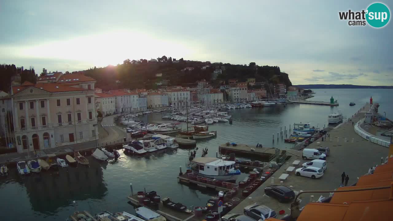 Cámara web en vivo desde Piran “Mandrač” – Increíble vista en vivo desde Villa Piranesi