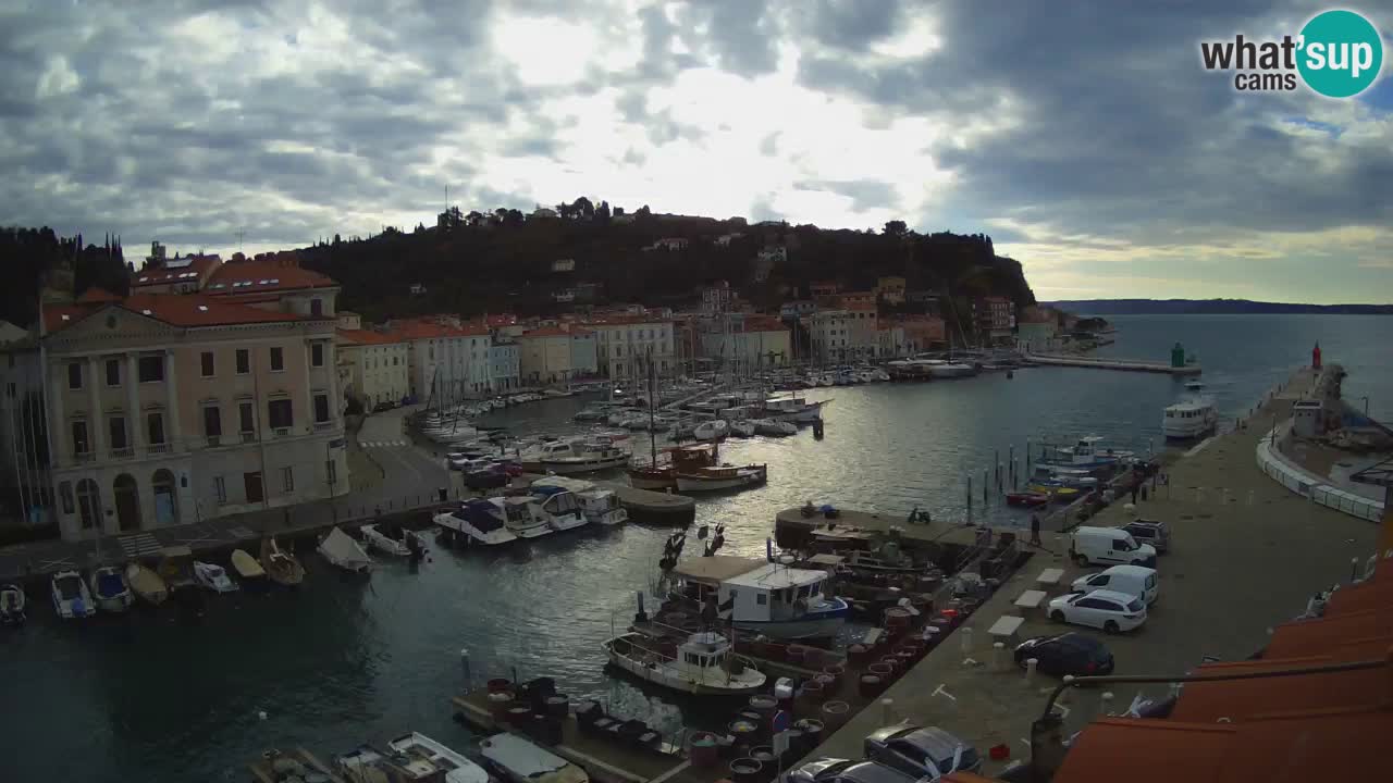 Live webcam from Piran “Mandrač” – Amazing live view from Villa Piranesi