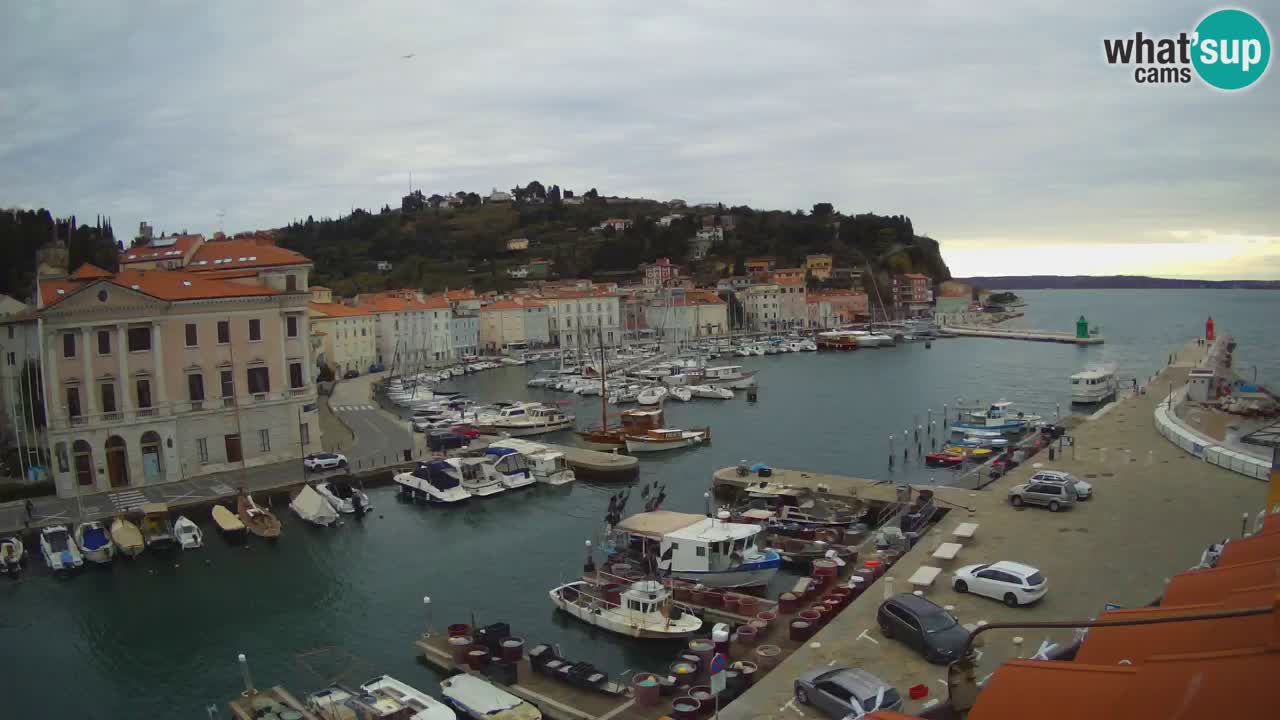 Live webcam from Piran “Mandrač” – Amazing live view from Villa Piranesi