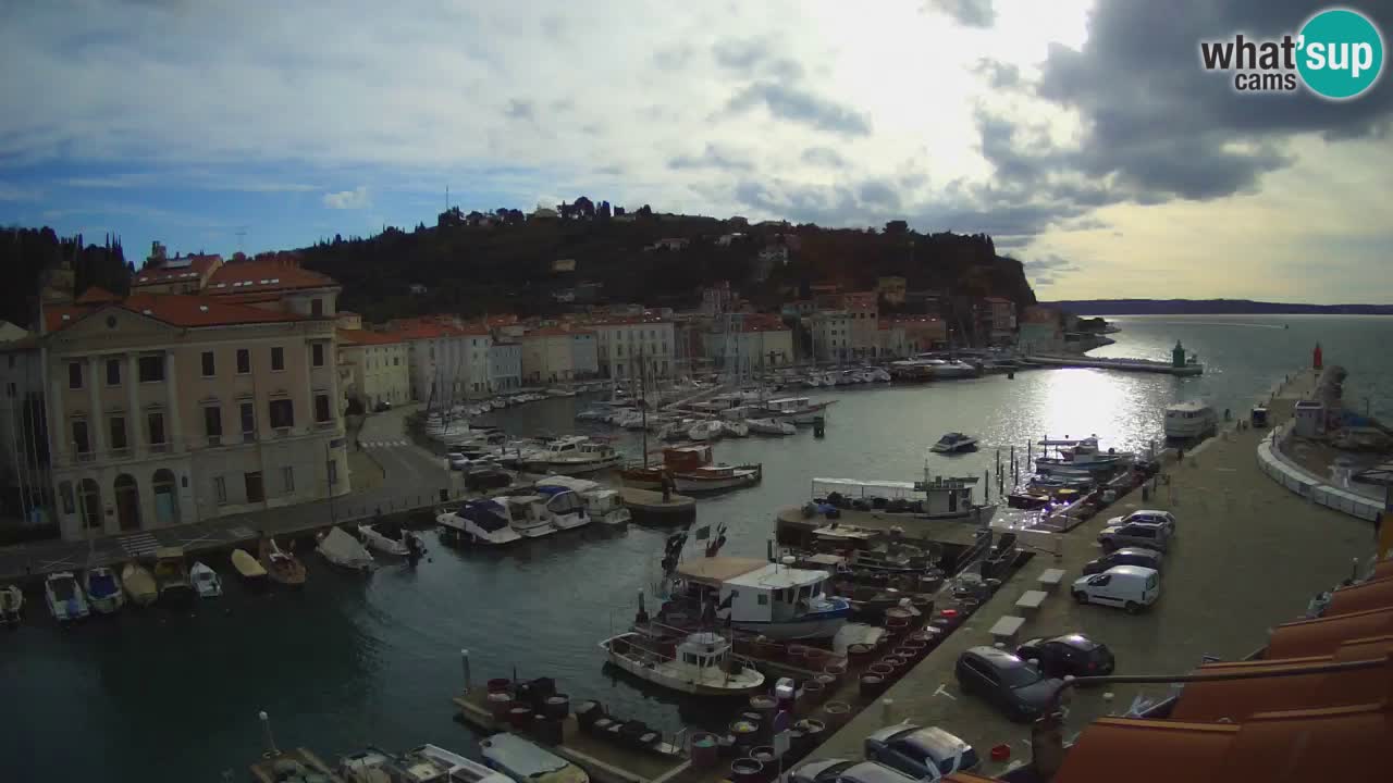 Cámara web en vivo desde Piran “Mandrač” – Increíble vista en vivo desde Villa Piranesi