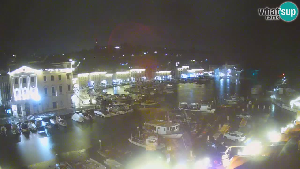 Live webcam da Pirano “Mandrač” – Splendida vista live da Villa Piranesi