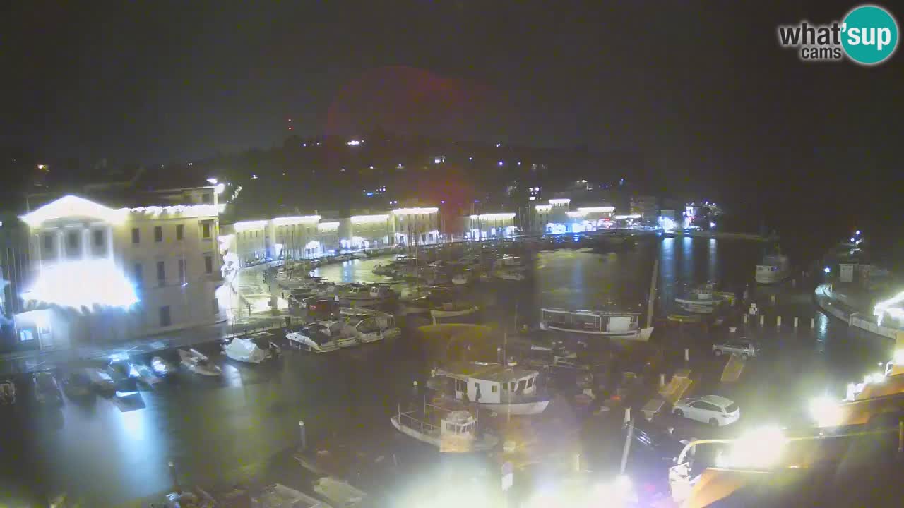 Live webcam da Pirano “Mandrač” – Splendida vista live da Villa Piranesi