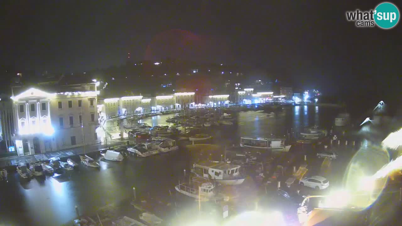 Live webcam from Piran “Mandrač” – Amazing live view from Villa Piranesi