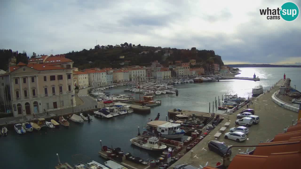 Cámara web en vivo desde Piran “Mandrač” – Increíble vista en vivo desde Villa Piranesi