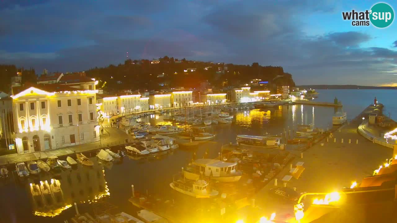 Live webcam from Piran “Mandrač” – Amazing live view from Villa Piranesi