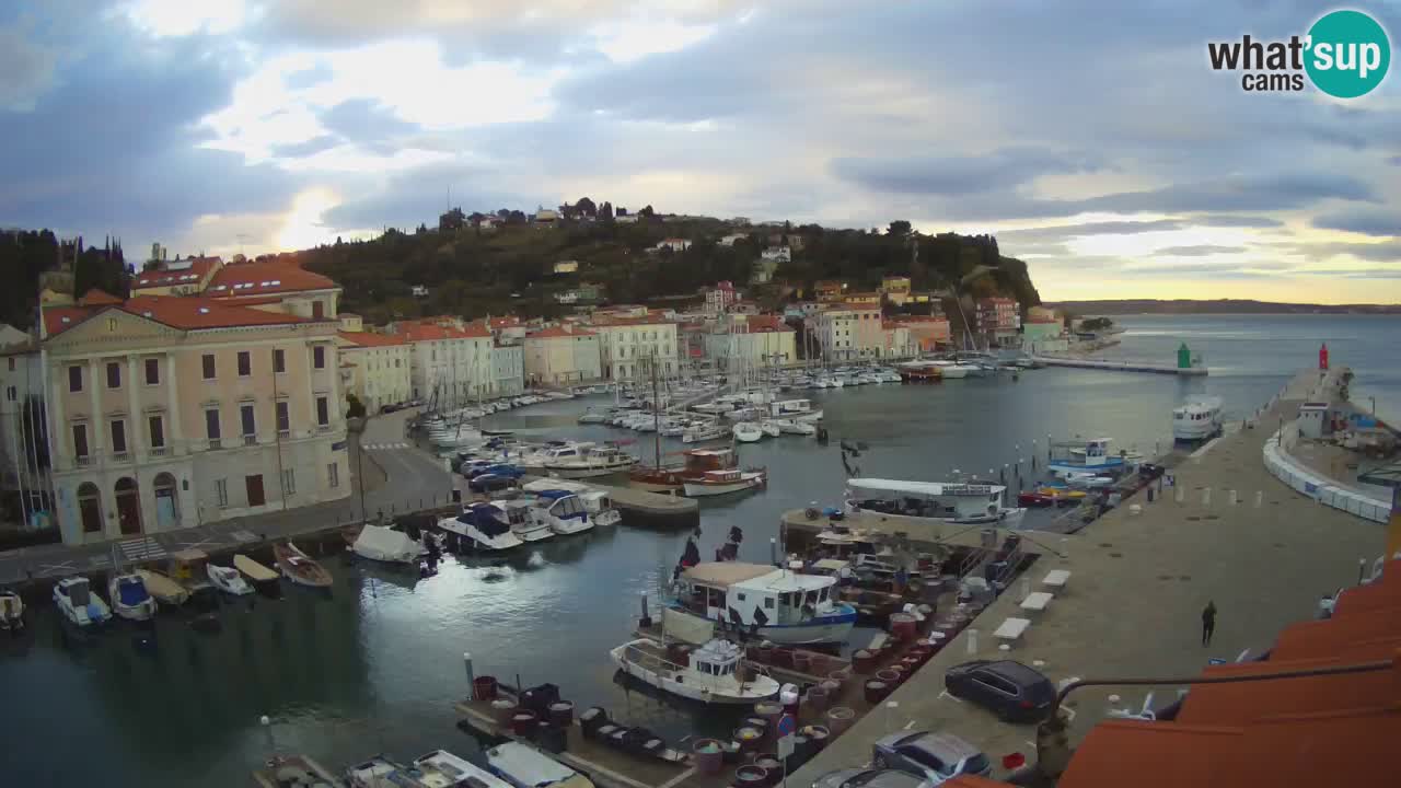 Cámara web en vivo desde Piran “Mandrač” – Increíble vista en vivo desde Villa Piranesi