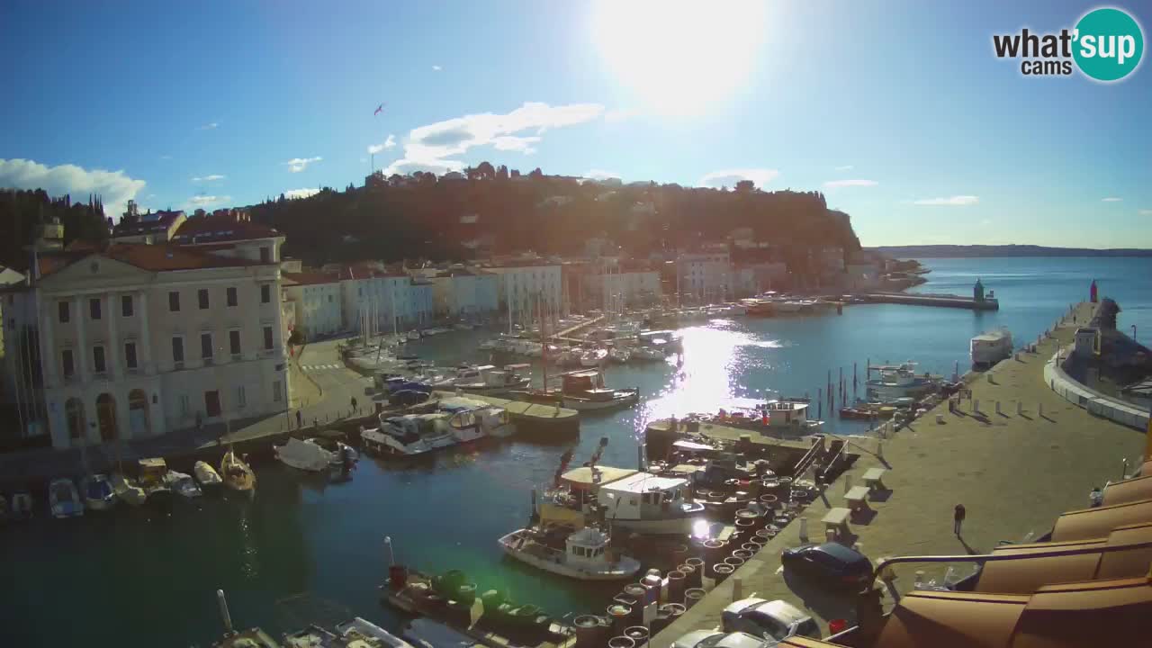 Cámara web en vivo desde Piran “Mandrač” – Increíble vista en vivo desde Villa Piranesi